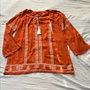 b. Boutique by evergreen Embroidered Boho Dress